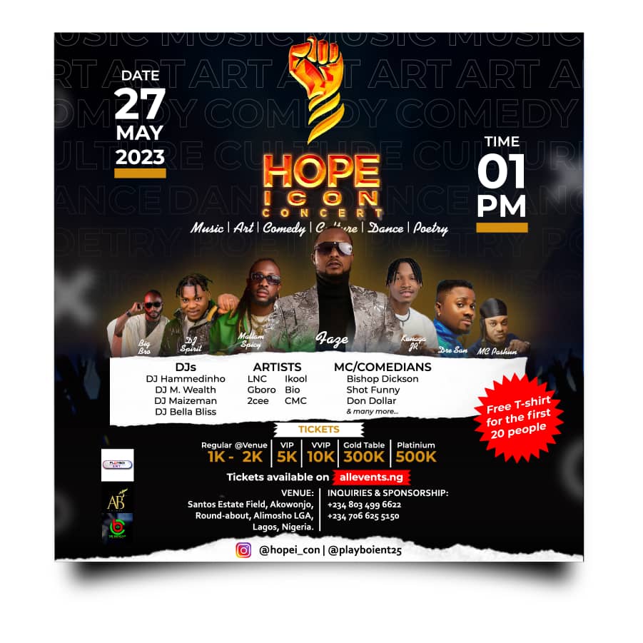 HOPE ICON CCONCERT