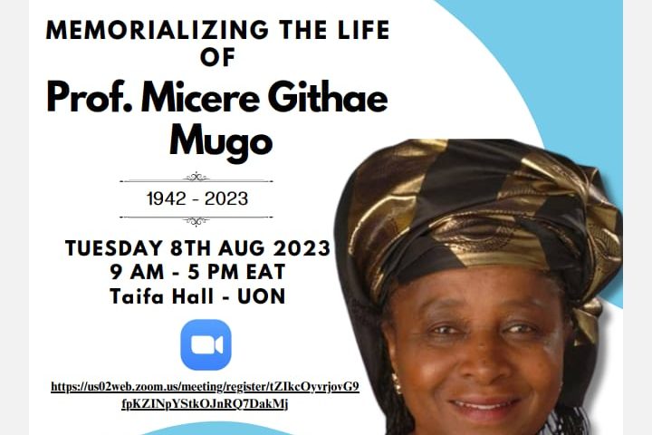 Prof Micae Githae Mugo
