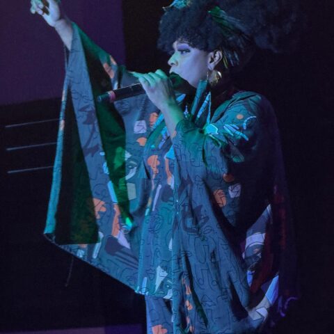 Kim Poole Performing at SheRhythms Photo TenGOL